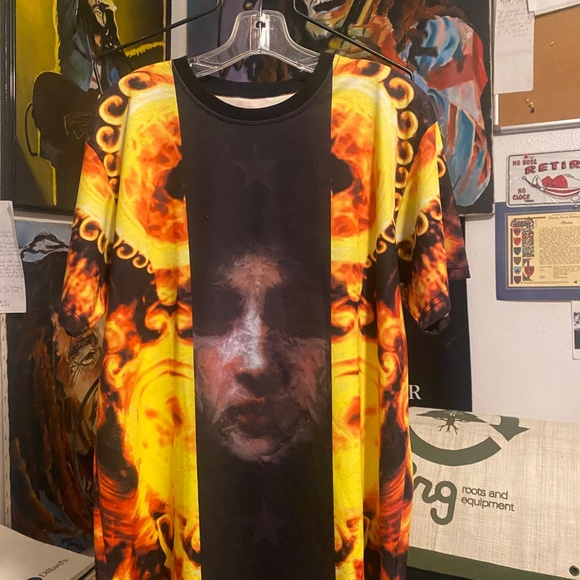 Designer 90s Vintage Showroom Sample Madonna Shirt XL - Picture 2 of 6